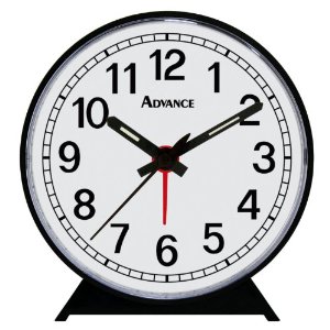 Advance Black Keywind Alarm Clock